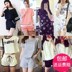 Đồ ngủ mùa hè dành cho nữ ngắn tay mỏng phần thời trang Quần short thể thao nữ ít quần áo nữ phục vụ mùa hè có thể mặc - Bộ Pajama thời trang nữ Bộ Pajama