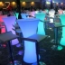 Led dạ quang cao bàn thanh bàn ghế sáng tạo đồ nội thất sáng thanh bàn Đài Loan bàn cà phê phân - Giải trí / Bar / KTV bàn bar chân sắt Giải trí / Bar / KTV