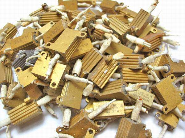 10W Original Loaded Import Demolition big power gold seal resistance (the resistance value please see the goods detailed description)