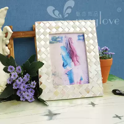Design custom all kinds of table decoration creative photo frame 7 inch square frame frame jewelry customization