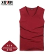 Tiếp tục áo vest nam rộng vai cotton nam cổ chữ V chạm đáy áo vest nam bó sát thể thao bó sát áo ba lỗ gym