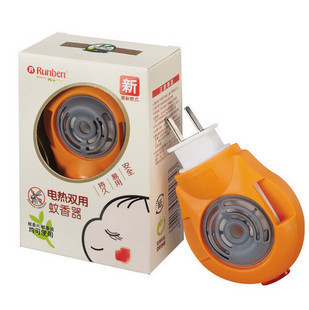 润本 电热双用电蚊香器（新）蚊香液 蚊香片 两用器 A0034-1