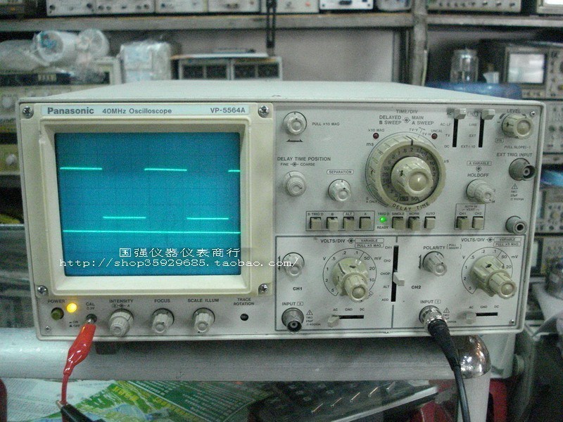 New Japan Panasonic VP-5564A analog oscilloscope 40MHZ used oscilloscope repair dedicated