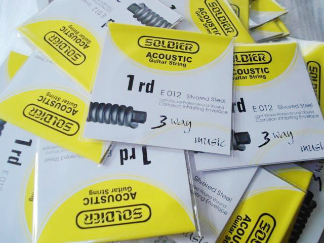 () soldier folk chord 1 string wood guitar string 012 imported wire 5-4 roots