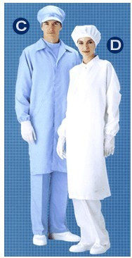 Blue striped anti-static coat Anti-static clothing Dust-free clothing Anti-static overalls