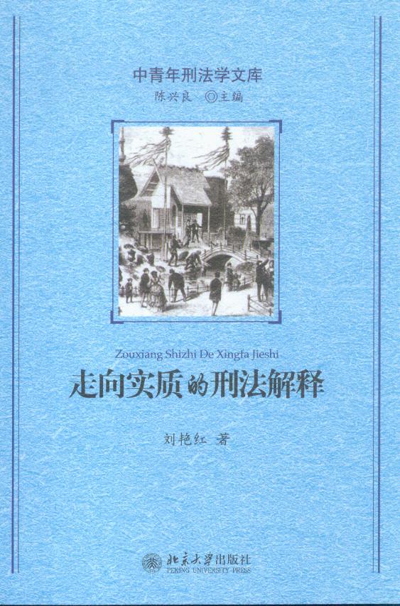 中青年刑法学文库/走向实质的刑法解释