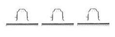 Jeris 7243 3#Yamagata clip 3pcs