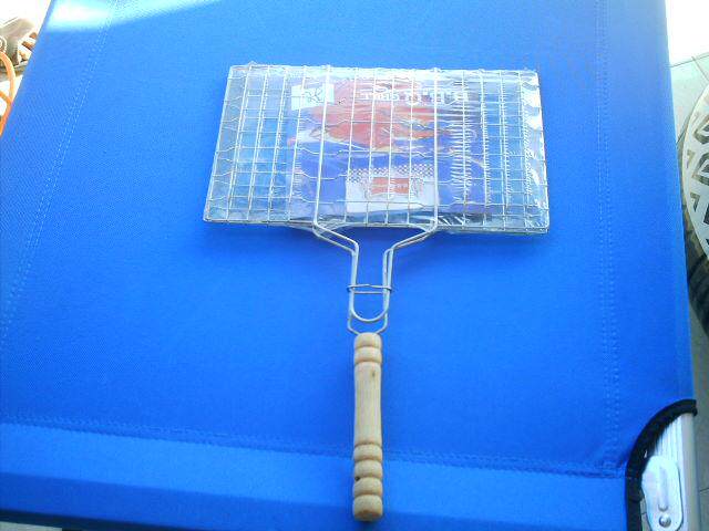 Large stainless steel simple barbecue mesh mesh surface length 30*width 21 cm