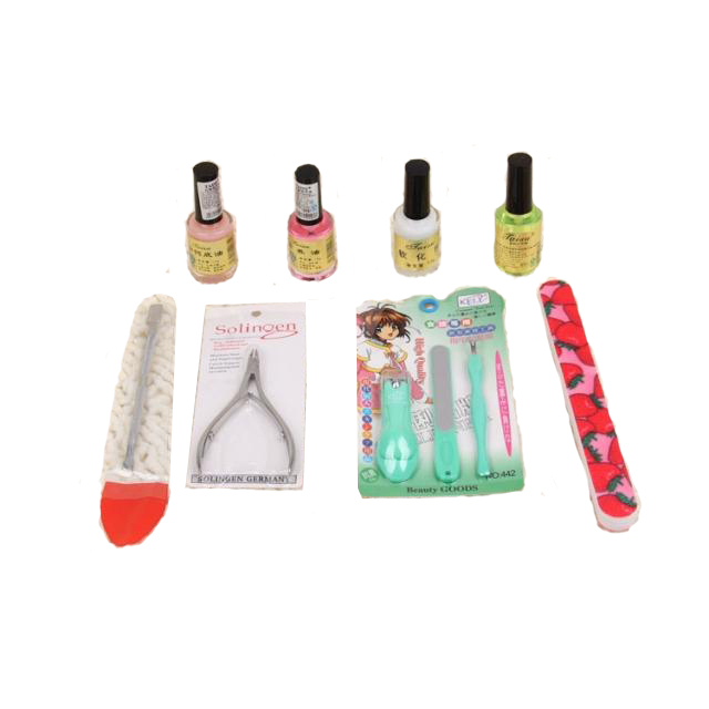 正品亚莎力美甲工具修甲套装 护甲套装  10件套
