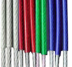 包塑《涂塑》钢丝绳1 2mm包1 5mm