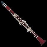 Rosewood 17-key clarinet with flexible fingering and accurate intervals]
