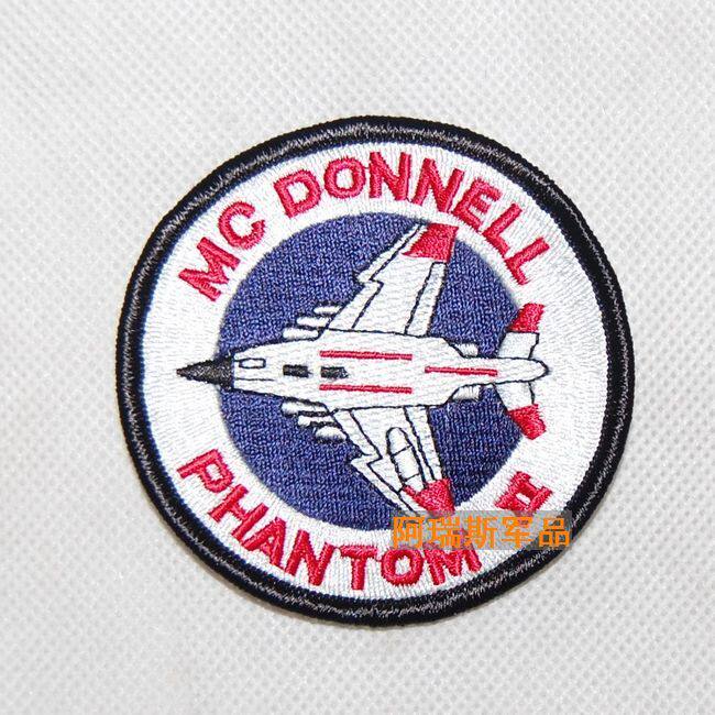 Military fan aircraft arm chapter three-dimensional embroidery chapter personality cloth MA1 MA1 G1 A2 A2 jacket badge