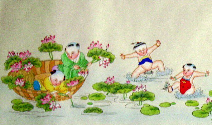 Yang Liuqing's annual painting of the Long Volume 