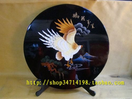 (Hongtai Lacquered Ware) Shanxi Pingyao Push Light Lacquer Ware Old Eagle Peng Cheng Wan's friend's shop opening big gift-giving