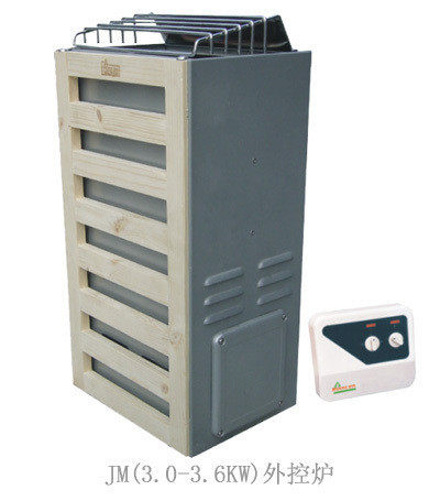 JM series-3 6KW stainless steel sauna furnace Small size and beautiful appearance Sauna equipment engineering