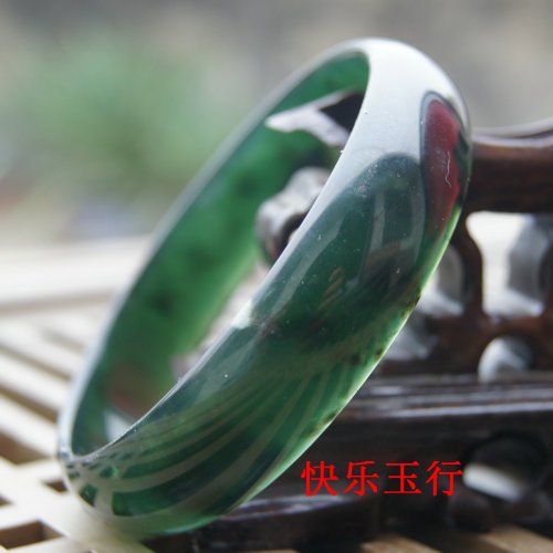 Natural A - cargo # Blue Tian Machinery Jade Bracelet with a full diameter promotion