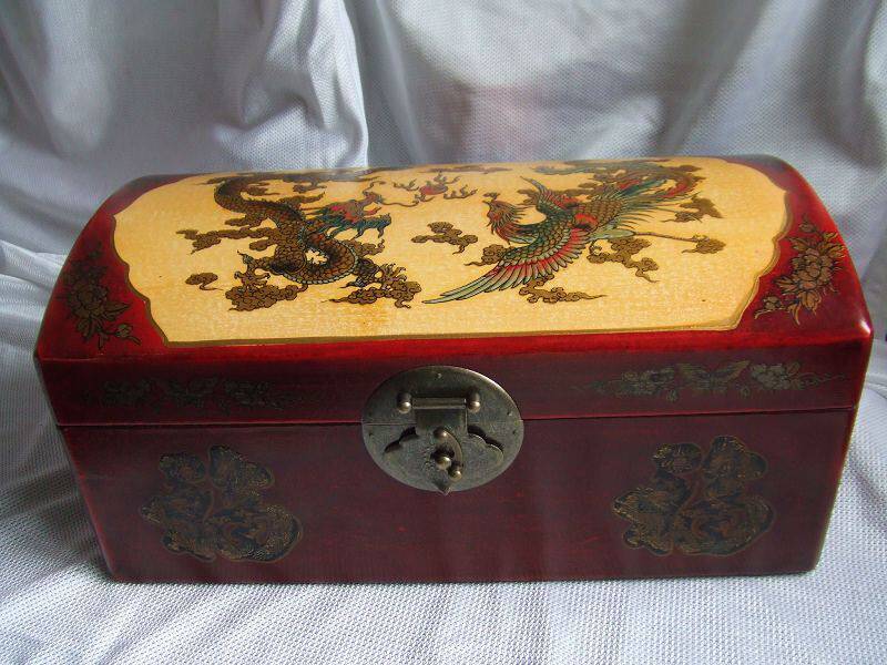 Antique single wine Wine Box Antique Jewelry Case Imitation Ancient Makeup Case Antique Wine Cabinet Nostalgia Red Wine Box-Taobao
