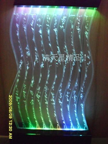 Aquarium screen Bubble wall Water dance light Glowing fish tank Bubble water column Feng Shui bubble screen