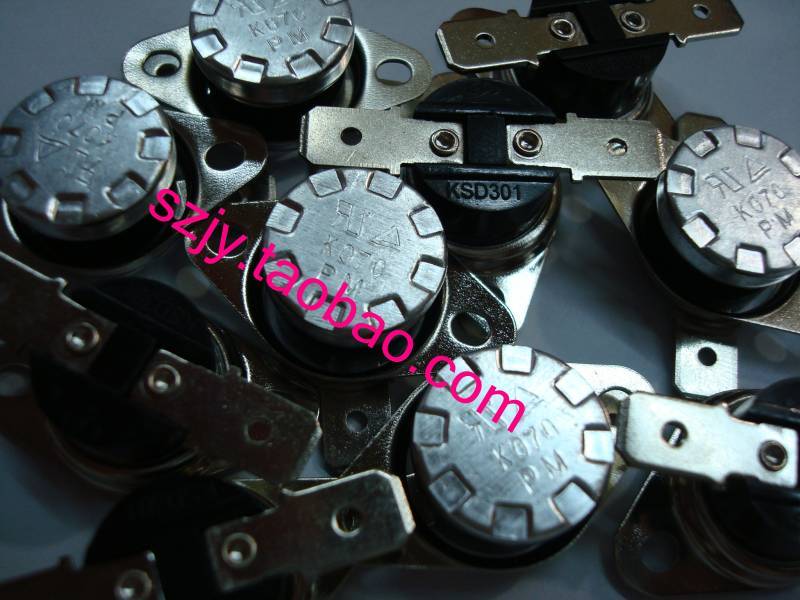 KSD301 temperature switch K070°C normally open normally closed 45 50 65 75 85 90 95 optional