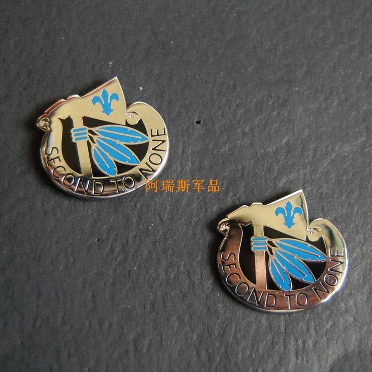 Military fan badge recognition chapter US ARMY 2 Infantry Division Indian Division