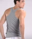 Kevin Fu Men Modal I-Watt Sports Vest Vest Vest Màu rắn tầng hầm Vest Nam - Áo vest