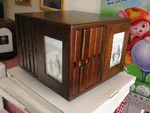 European antique wooden photo album box diy photo album box wooden photo frame BX24 large capacity