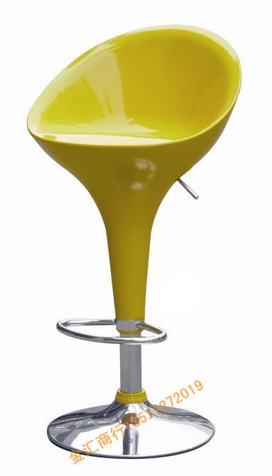 Fashionable new bar stool high footrest lift rotating low back wine bar chair service cashier round stool
