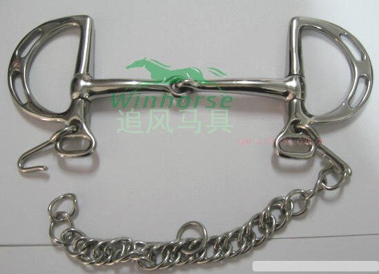 Horse with equestrian items horses equipped with horse with stainless steel mouth rank teaching horse armature training horse armature