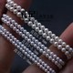 Kong Ji Natural Small Size Freshwater Pearl Nearly Round Aurora Nearly Flawless Loose Beads Bead Necklace DIY Jewelry Accessories