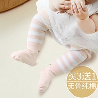 Bé vớ ống dài 0-1-3 tuổi xuân và thu bé qua đầu gối cao ống cotton mùa đông 6-12 tháng thời trang trẻ em cao cấp