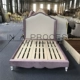 Cô gái giường vải nhỏ gọn phong cách châu Âu hiện đại giường đôi 1,5 m 1,35 m giường ngủ Phần mềm cho trẻ em giường công chúa - Giường