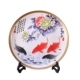 Jingdezhen tấm sứ gốm Tấm trang trí hiện đại mới Trung Quốc phòng khách sứ tấm trang trí thủ công trang trí