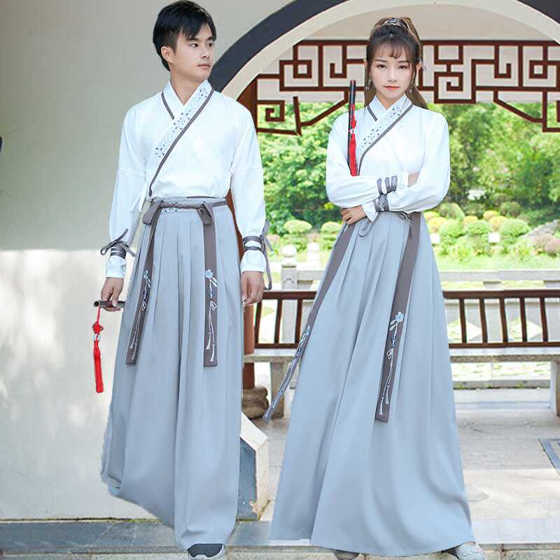 畢業班服古裝中國風改良漢服男古風復古風古代衣服古裝服裝日常裝