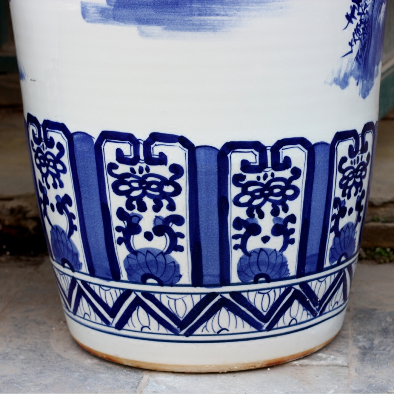 Jingdezhen porcelain ceramic hand - made splendid sunvo large vases, modern flower arrangement home sitting room hotel furnishing articles