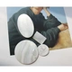 FX hình học hoang dã retro tối giản vỏ tròn trâm hm cos kết cấu gió olivialsr trâm