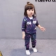 Bộ đồ thể thao cho bé gái mùa xuân và mùa thu trẻ em cardigan quần bé hai mảnh Bộ đồ bé gái 1 bé gái 2-3-4-5 tuổi quần áo sành điệu cho be gái Phù hợp với trẻ em