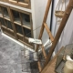Phong cách Bắc Âu rắn gỗ thang giá sàn khăn khăn hiên hiên phòng tắm treo tường đơn giản sáng tạo - Kệ các mẫu kệ gỗ đẹp Kệ