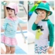 Bebezoo đồ bơi trẻ em mùa xuân tắm nước nóng phù hợp với quần bơi chia đôi nam và nữ bãi biển bikini liền nhau bộ 0-8 quan ao boi dep Đồ bơi trẻ em
