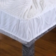Beauty Quảng trường dệt bedspread thẩm mỹ viện làm đẹp với một màu Tencel denim tùy chỉnh massage chăn bedspread rắn - Trang bị tấm khăn trải giường spa cao cấp Trang bị tấm