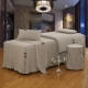 Simple bông denim trị bông bedspread thẩm mỹ viện massage dầu gội đầu giường đơn vị giường đặc biệt của mặt hàng xa xỉ - Trang bị tấm khăn trắng trải giường spa Trang bị tấm