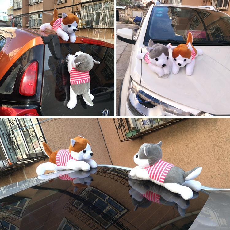 Car Exterior Roof Car Tail Trim Doll Haschic Dog Car Ornament Cute Lakwind Funny Personality Solid 