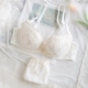 Đồ lót Nhật Bản dễ thương ngọt ngào nữ công chúa hoa ren thêu vòng thép lớn phần mỏng áo ngực béo mm kích thước lớn