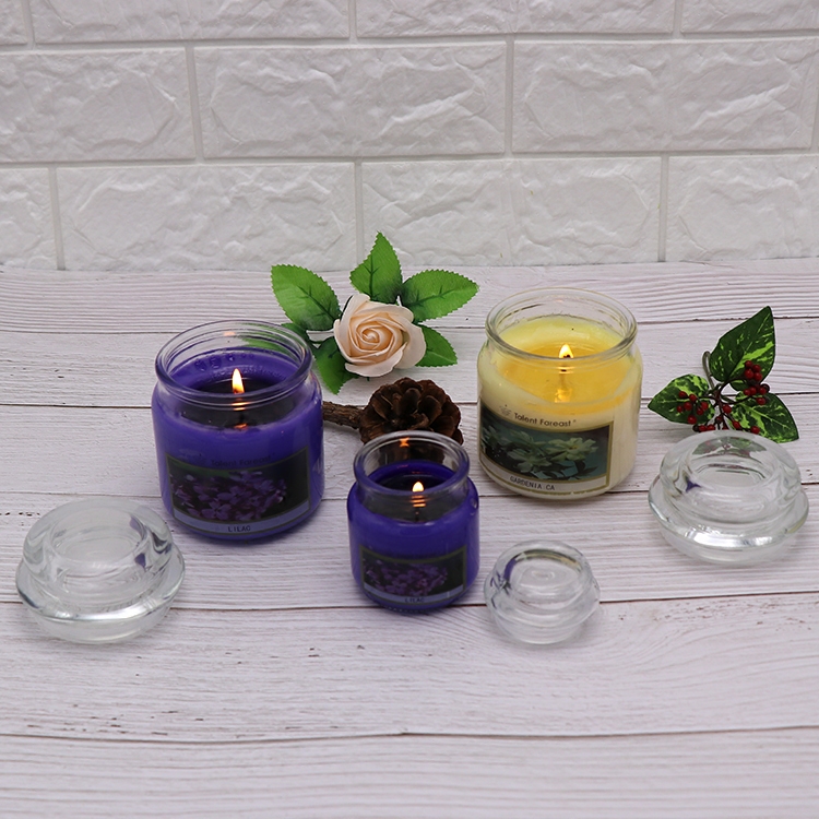 Glass fragrance candle fragrance romantic plant candle smokeless fragrance glass delicious candle fragrance candle