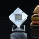 Tùy chỉnh K9 khối pha lê trang trí mã QR mã quét Rubiks cube thanh toán may mắn logo logo