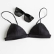 Sexy đen quấn ngực đồ lót nữ mùa hè làm đẹp trở lại ống top bra siêu mỏng phần không có vòng thép áo ngực yếm chạm đáy