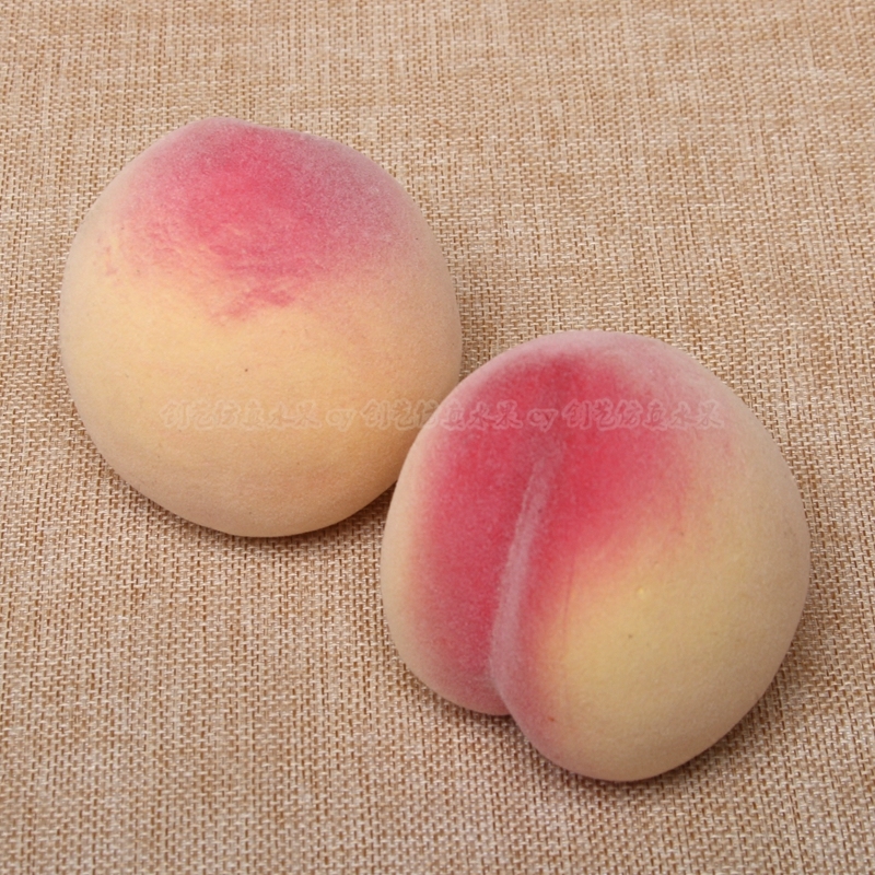 Emulated Fruit Vegetable Fake Fruit Props Model Water Honey Peach Emulated Peach Shades of Peach Birthday Peach