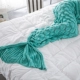 INS vẻ đẹp mới trong giải trí sofa chăn ngủ trưa chăn cá tai cá đuôi máy lạnh chăn mền chăn đan - Ném / Chăn