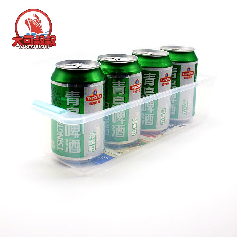 A2 Japan Imported Fridge Containing Box Drink Beer Finishing Box POP CAN PLASTIC BASKET SLIM 0352