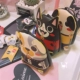 Dễ thương sáng tạo Wang dog loạt mặt dây chuyền thẻ gói chó vàng hoa trắng chó đen chai chó thay đổi gói nhỏ cầm tay