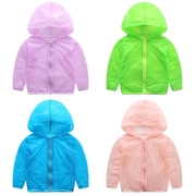 Trẻ em của quần áo chống nắng 2018 mùa hè mới quần áo trẻ em baby boy girl coat ánh sáng thoáng khí dài tay quần áo mùa thu quần áo